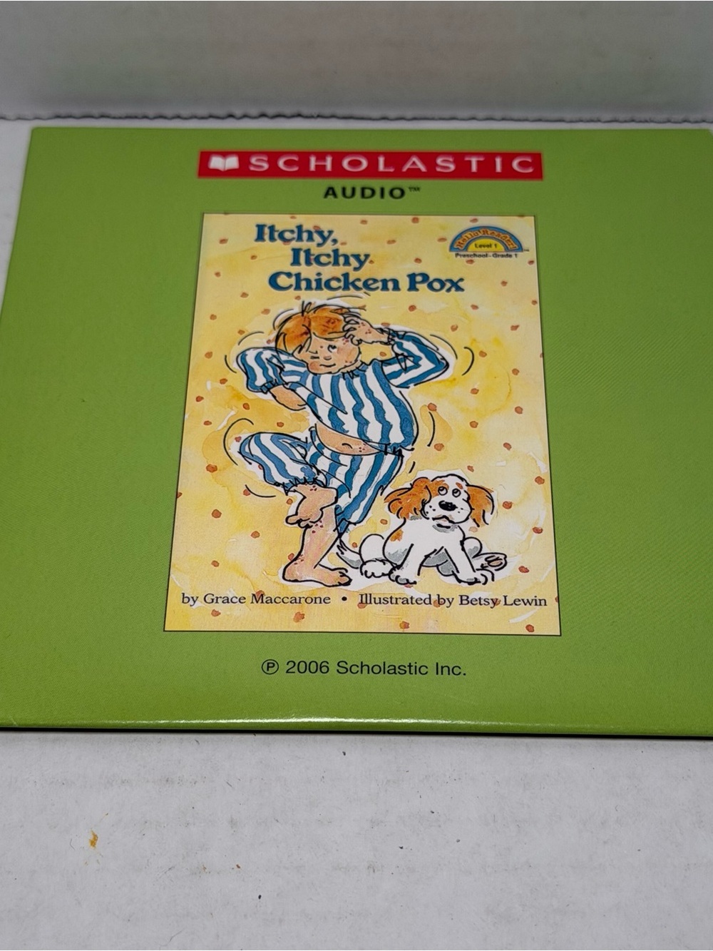 2006 Scholastic Itchy Itchy Chicken Pox Audiobook CD